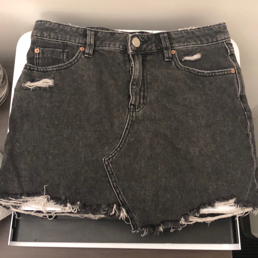 BDG UO dipped denim skirt